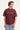 Rusty Roadblock Piping Cropped Tee Burgundy