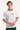 Rusty Catching Up Cropped  Ringer Tee Ecru Marle