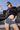 Ed Hardy Signature Mini Shorts Mid Blue Denim