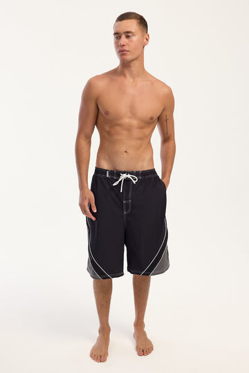 Neovision Forsaken Elastic Waist Boardshort Black/Grey