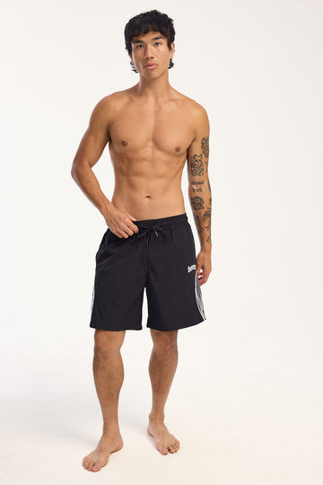 Billy Bones Club Flamed Panel Short Black
