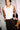 Common Need Initial Waffle Scoop Neck Singlet Tank Cream