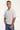 Common Need Anthony Boxy Cropped Standard Collar Shirt Blue Stripe