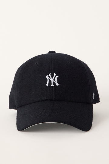 47 Brand 47 Clean Up Premium Wool NY Yankees Cap Black
