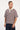 Common Need Enzo Boxy Cropped Polo Burgundy Stripe