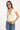 L&t Margot Lace Trim V Neck T-shirt Butter Yellow