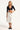 Luck + Trouble Ashton Satin Lace Trim Midi Skirt Cream