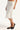 Luck + Trouble Ashton Satin Lace Trim Midi Skirt Cream
