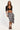 Lioness Allure Midi Skirt Noir Stripe