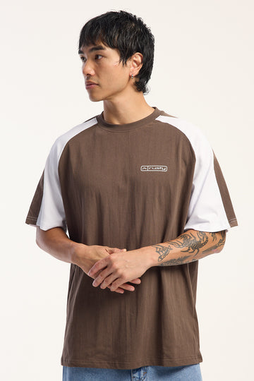 Rusty Dodger Tee Java Brown