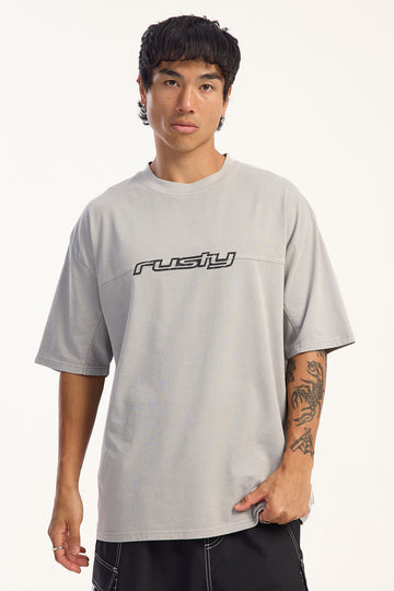 Rusty Corporal R2K Fit Tee Washed Ultimate Grey