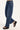 Luck & Trouble Tammy Low Rise Baggy Mid Blue Denim