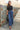 Luck & Trouble Tammy Low Rise Baggy Mid Blue Denim