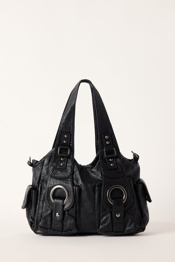 Neovision Vexa Pocket Shoulder Bag Black