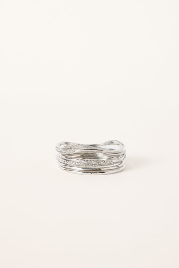 Token Miley Diamante Bangles Silver