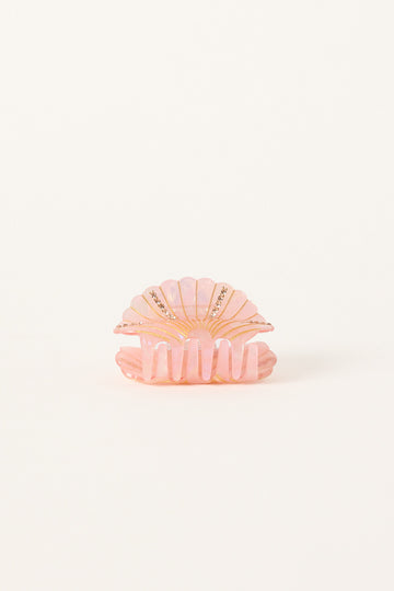 Token Summer Shell Hair Claw Clip Coral