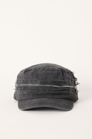 Token Jewel Cadet Washed Cap Washed Black