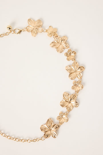 Token Hibiscus Breeze Chain Belt Gold