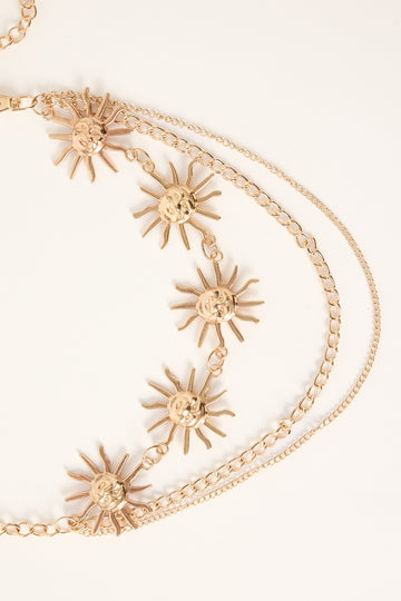Token Sunkissed Summer Chain Belt Gold