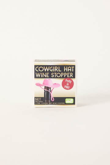 Mdi Cowgirl Hat Wine Stopper Multi