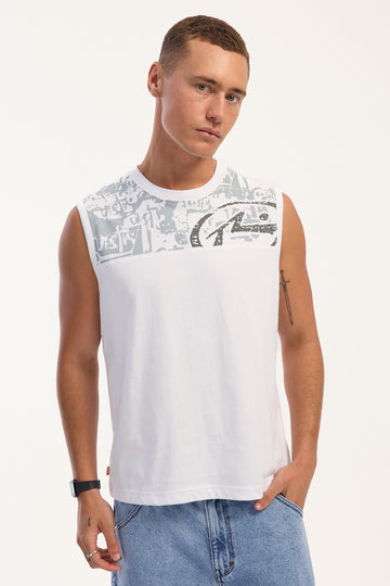 Rusty Chief Slim Muscle White