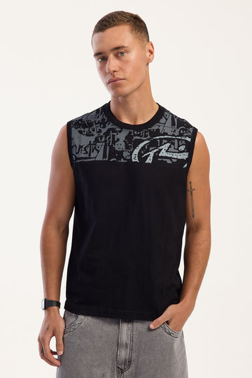 Rusty Chief Slim Muscle Black