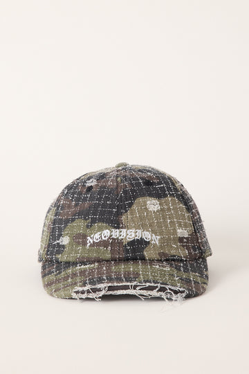 Neovision Deadzone Camo Distressed Dad Cap Camo