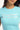 Luck & Trouble I'm Perfect You Adjust Baby Tee Aqua