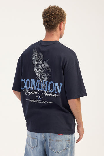 Common Need Legionnaire Heavyweight Easy Tee Navy