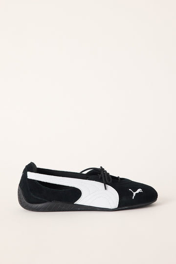 Puma Womens Speedcat Ballet Nova Sneaker Black/White