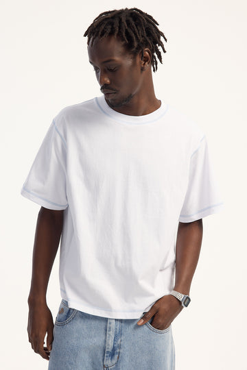 Open Archive Organic Signature Tee White