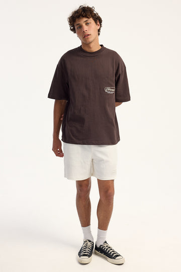 Common Need Mykonos Elastic Waist Short White