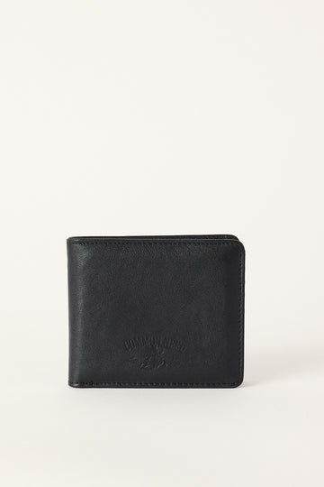 Common Need Westward Leather Wallet Washed Black