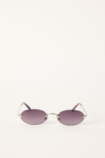 Reality Eyewear Paradiso Sunglasses Silver Brown Smoke