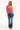 Luck + Trouble Amalie 3/4 Knit Top Watermelon