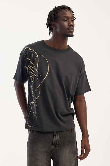 Neovision Invictus Static Super Heavy Tee Night Black