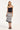 Luck + Trouble Sauvage Sequin Zebra Midi Skirt Zebra