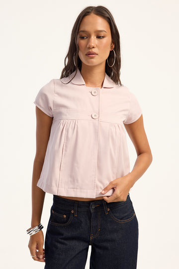 Motel Kaelus Shirt Soft Pink