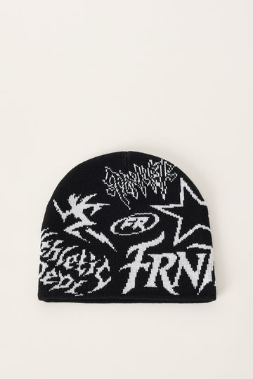 Front Runner Runner Remix Skull Beanie Black