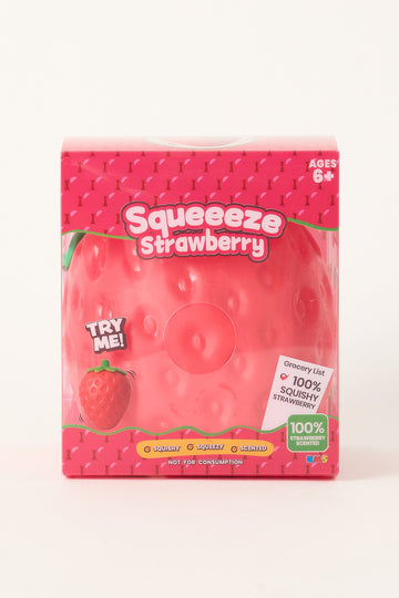 All Brands Toys Squishy Jumbo Strawberry Red