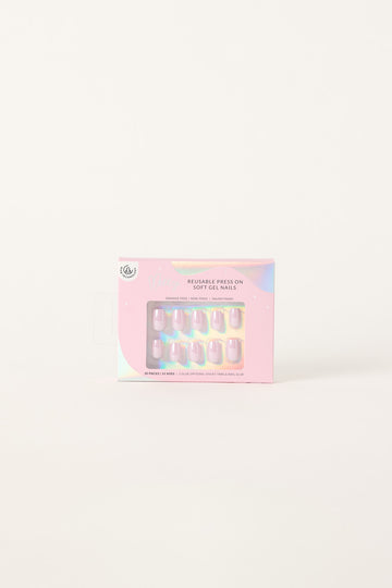 Mitty Original Pink Short Press On Nails Original Pink