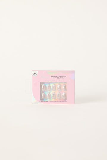 Mitty Frenchy Medium Press On Nails Frenchy