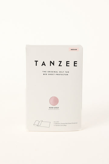 Tanzee Tanzee Rose Gold Self Tan Bed Sheet Protector - Medium Rose Gold