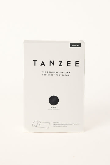 Tanzee Tanzee Black Self Tan Bed Sheet Protector - Medium Black