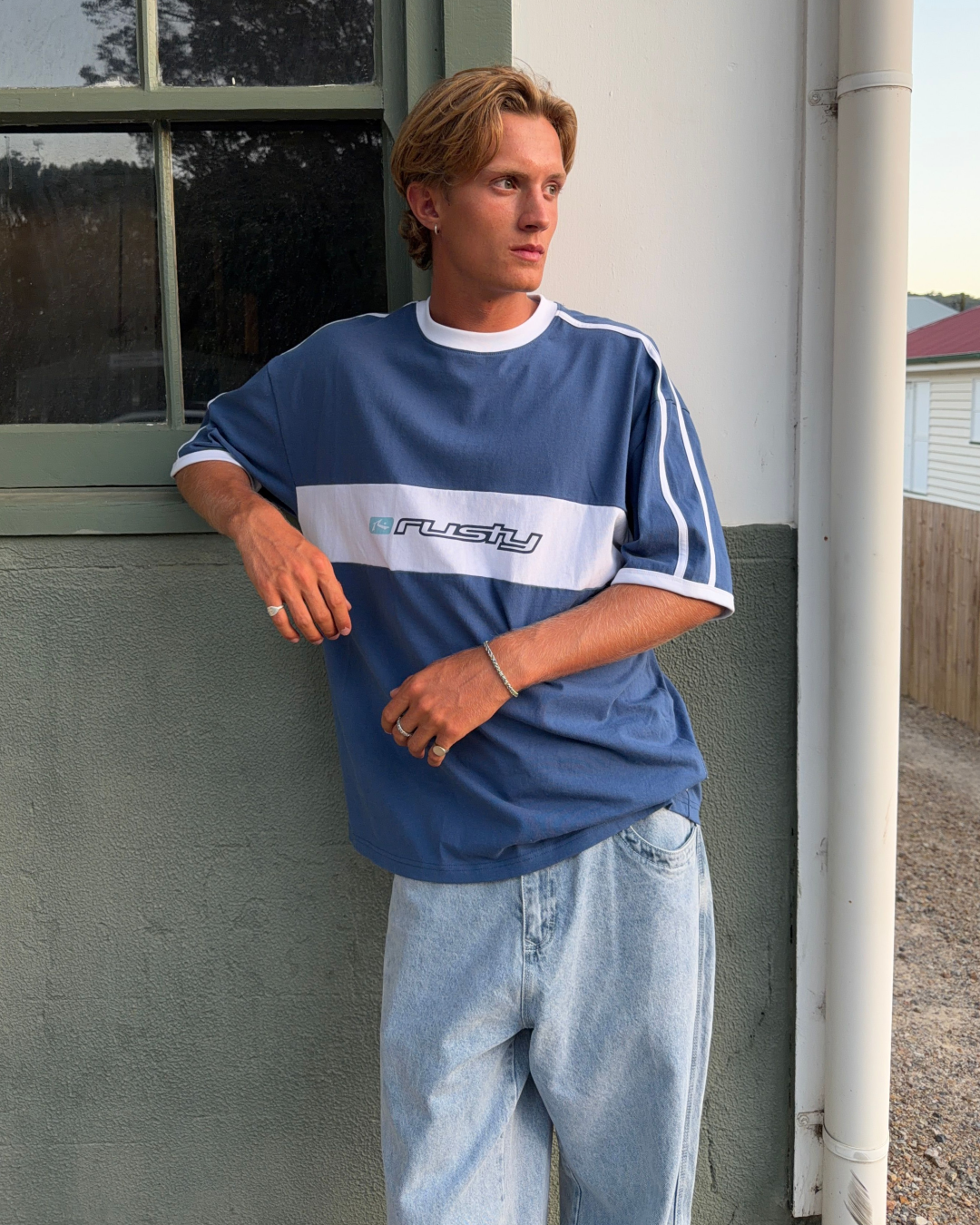 Neovision Behemoth Super Baggy Jean Ruins Dirty Blue – Universal Store