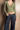 Motel Emesy Long Sleeve V Neck Top Khaki
